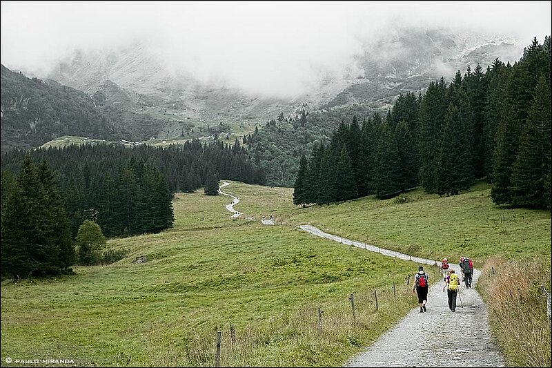 A caminho do Col du Bonhomme.