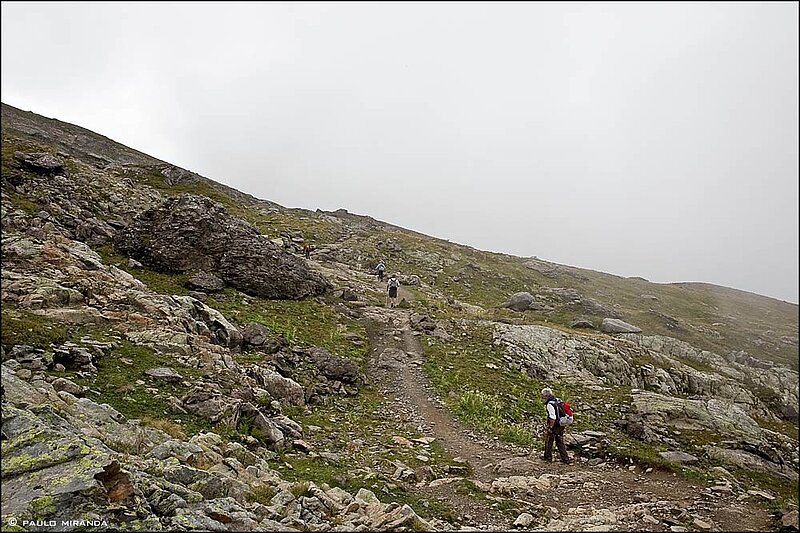 A caminho do Col de la Croix-du-Bonhomme.