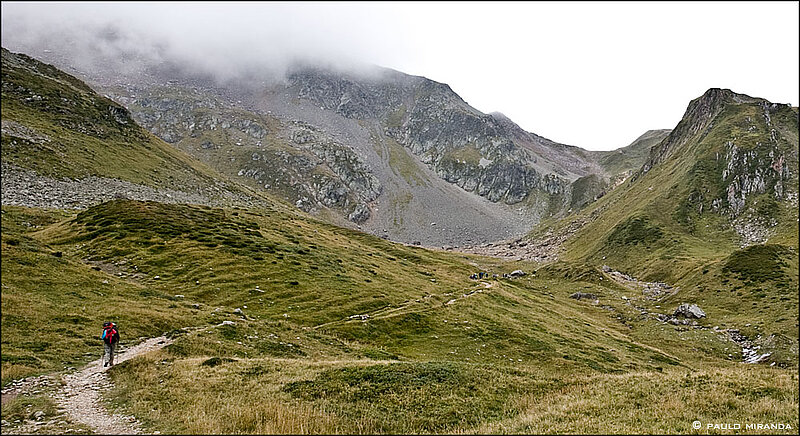 Col du Bonhomme visto a partir do Plan des Dames.