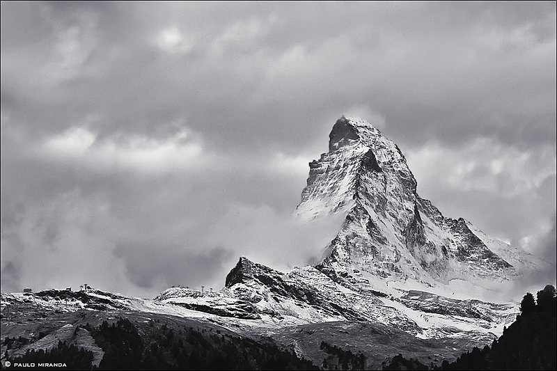 Tempestade sobre o Matterhorn - Suíça