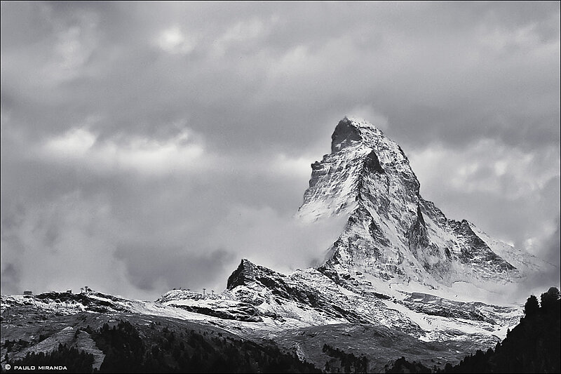 Tempestade sobre o Matterhorn - Suíça